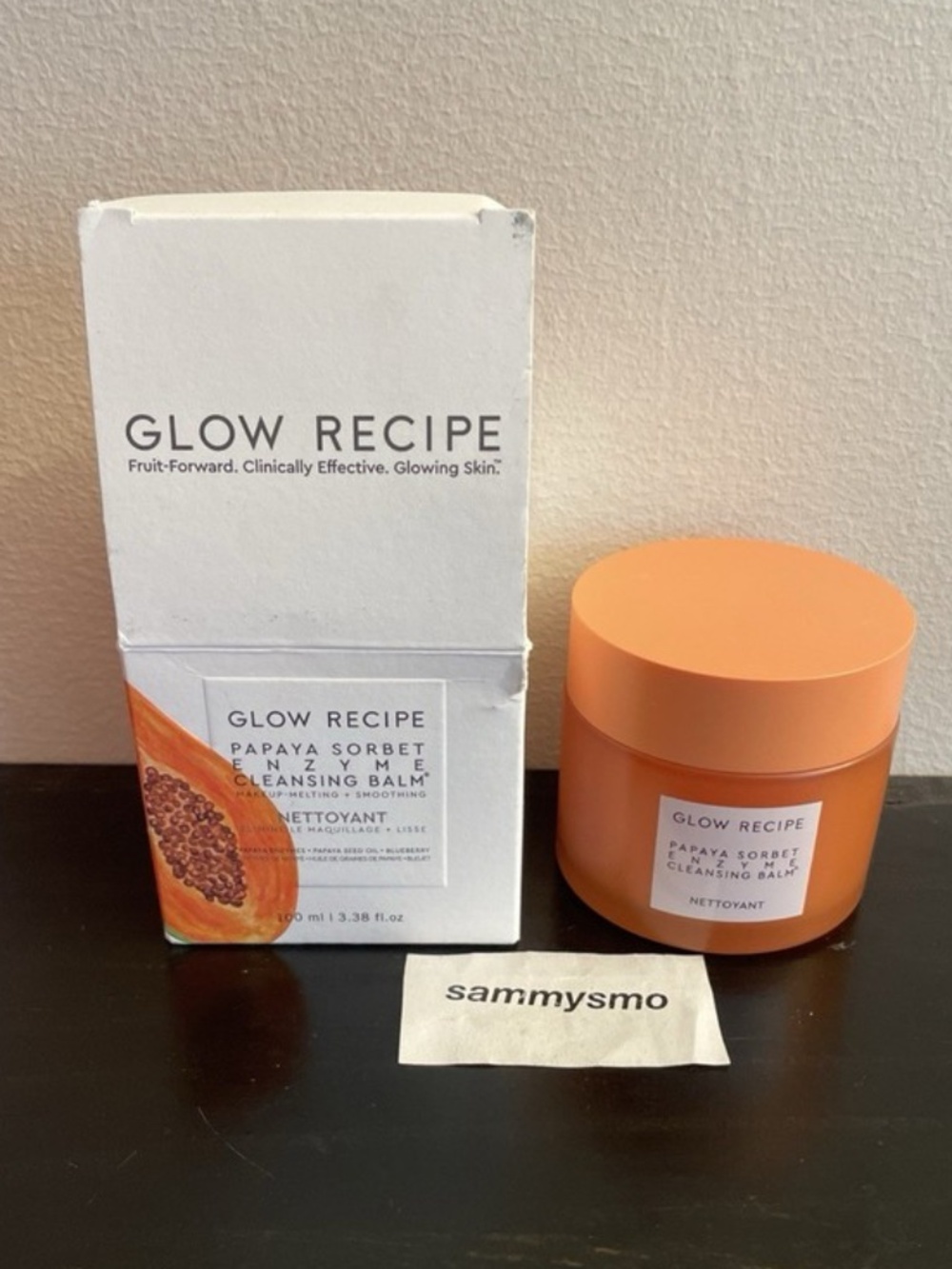 Glow Recipe Papaya Sorbet Enzyme Cleansing Balm, 3.38 fl oz